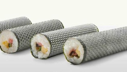 壽司、紫菜雕刻樣品